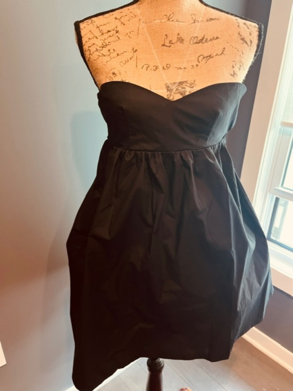 Susana Monaco Black Strapless Party Dress NWT